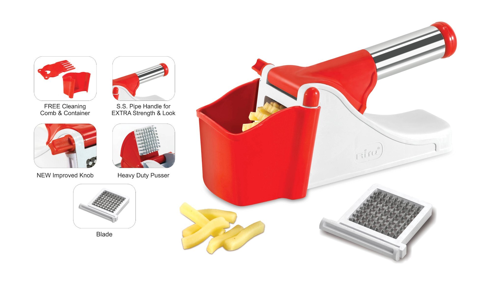 J- 142 Two Blades French Fry Cutter