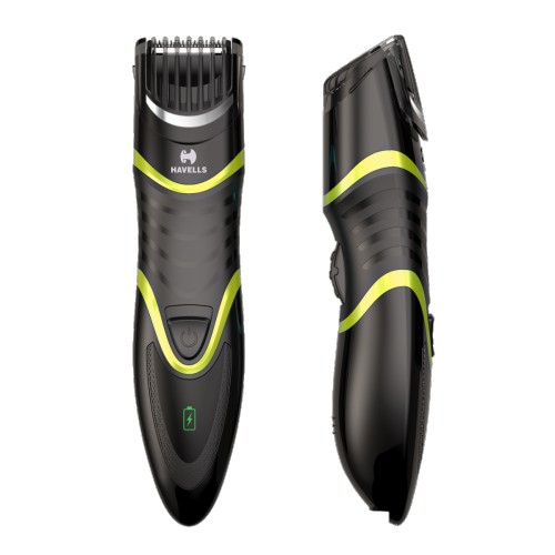 HAVELLS QUICK CHARGE ZOOM WHEEL BEARD TRIMMER (BLACK/GREEN)